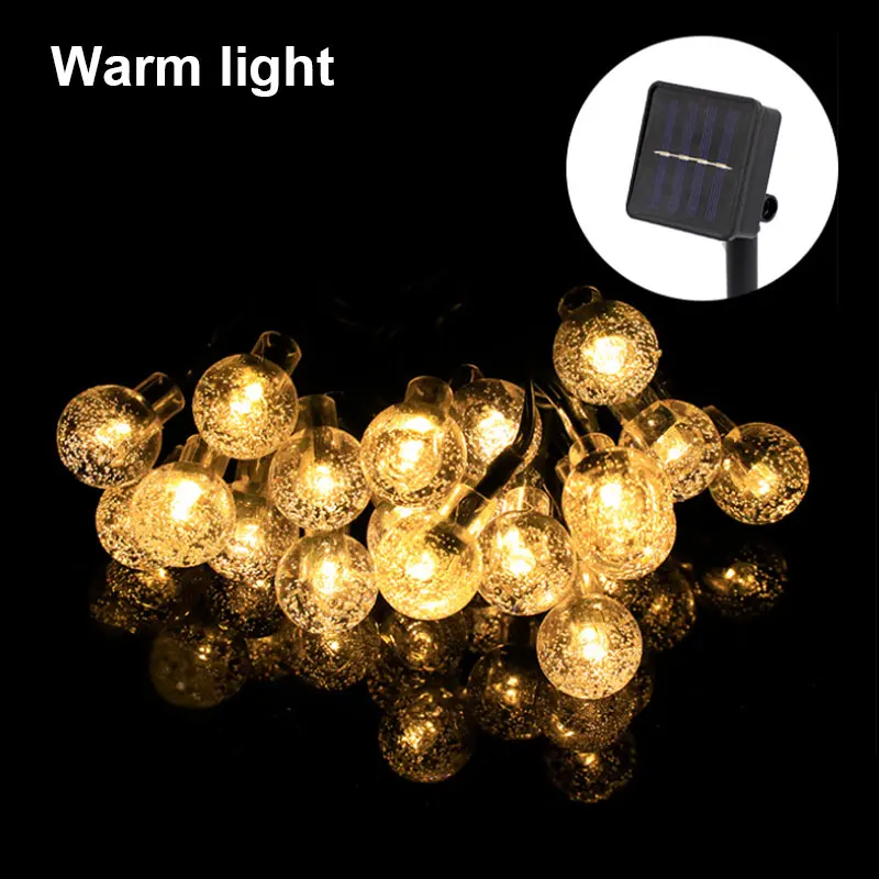 solar led street light LED Outdoor Solar Light Crystal Ball Light String 200LED Waterproof Solar Charging Light for Courtyard Garden Decoration Lamps decorative solar lights Solar Lamps