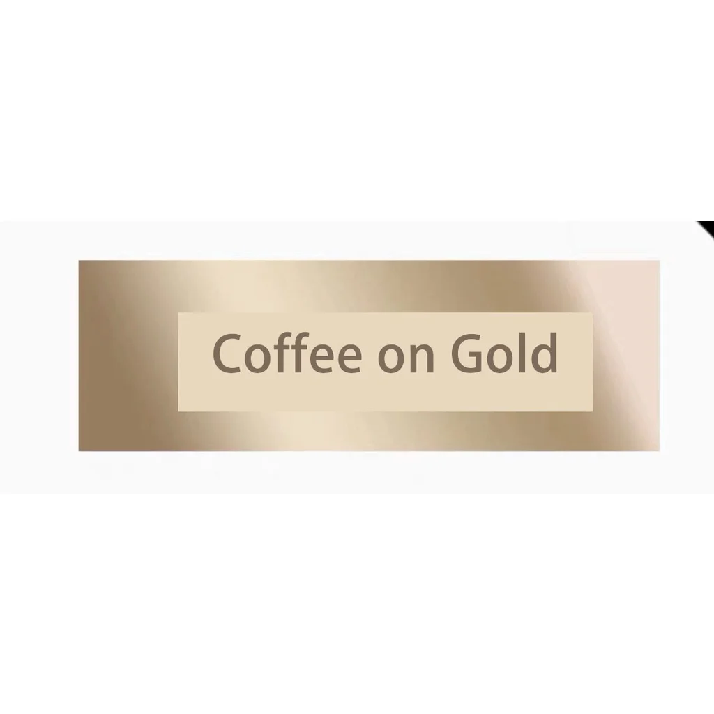 coffee on gold