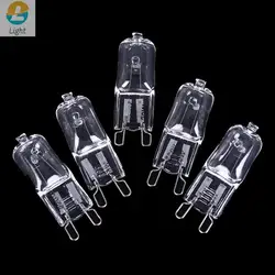 G9 Halogen Bulb 20W/40W/60W 220V 2900K 5pcs/lot Dimmable Warm White For Wall Lamp Clear Glass Each With An Inner Box