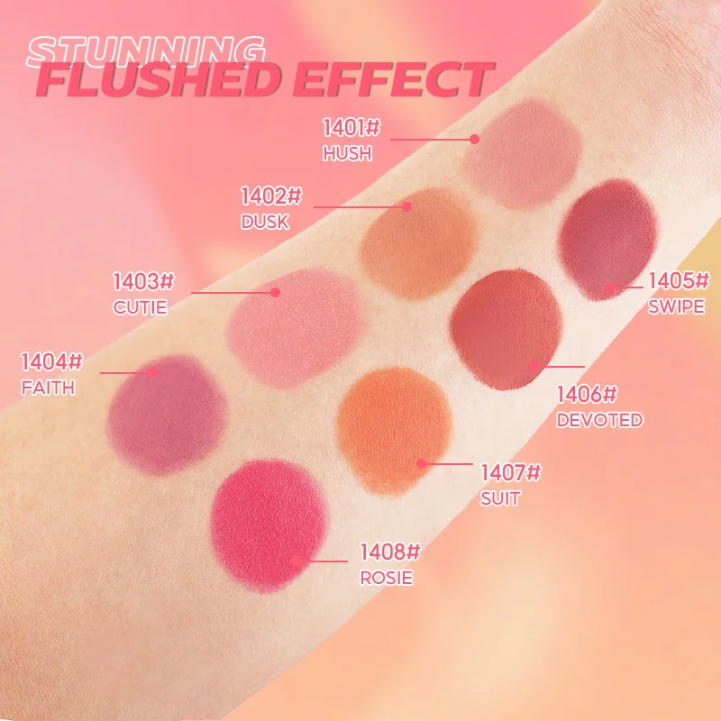 IMAGIC new liquid blush can be used as eye shadow blush makeup party daily use all skin types waterproof blush cosmetics 6.5 ml 3