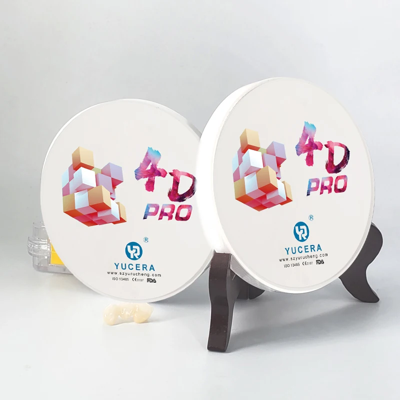 

98x20mm Dental Material 4D Pro Preshaded Multilayer Zirconia Blank For CAD CAM