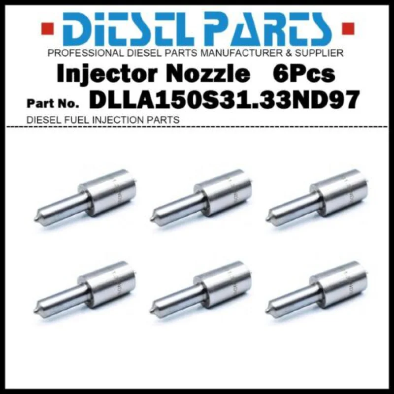 

6x Fuel Injector Nozzle 093400-0970 DLLA150S31.33ND97 for HINO EH700 EH500 EM700