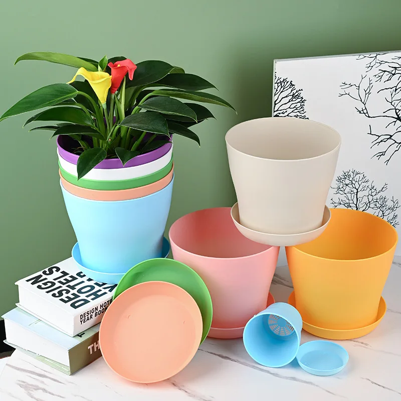 User inières Rondes en Pot pour Plantes Succulentes, Bureau, délégations,  Maison, Jardin, Décoration d'Extérieur, 5 Tans - AliExpress