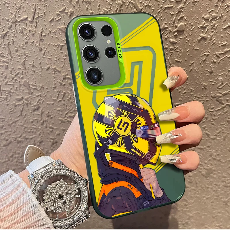 L-Lando N-Norris Frosted Acrylic Phone Case Cover