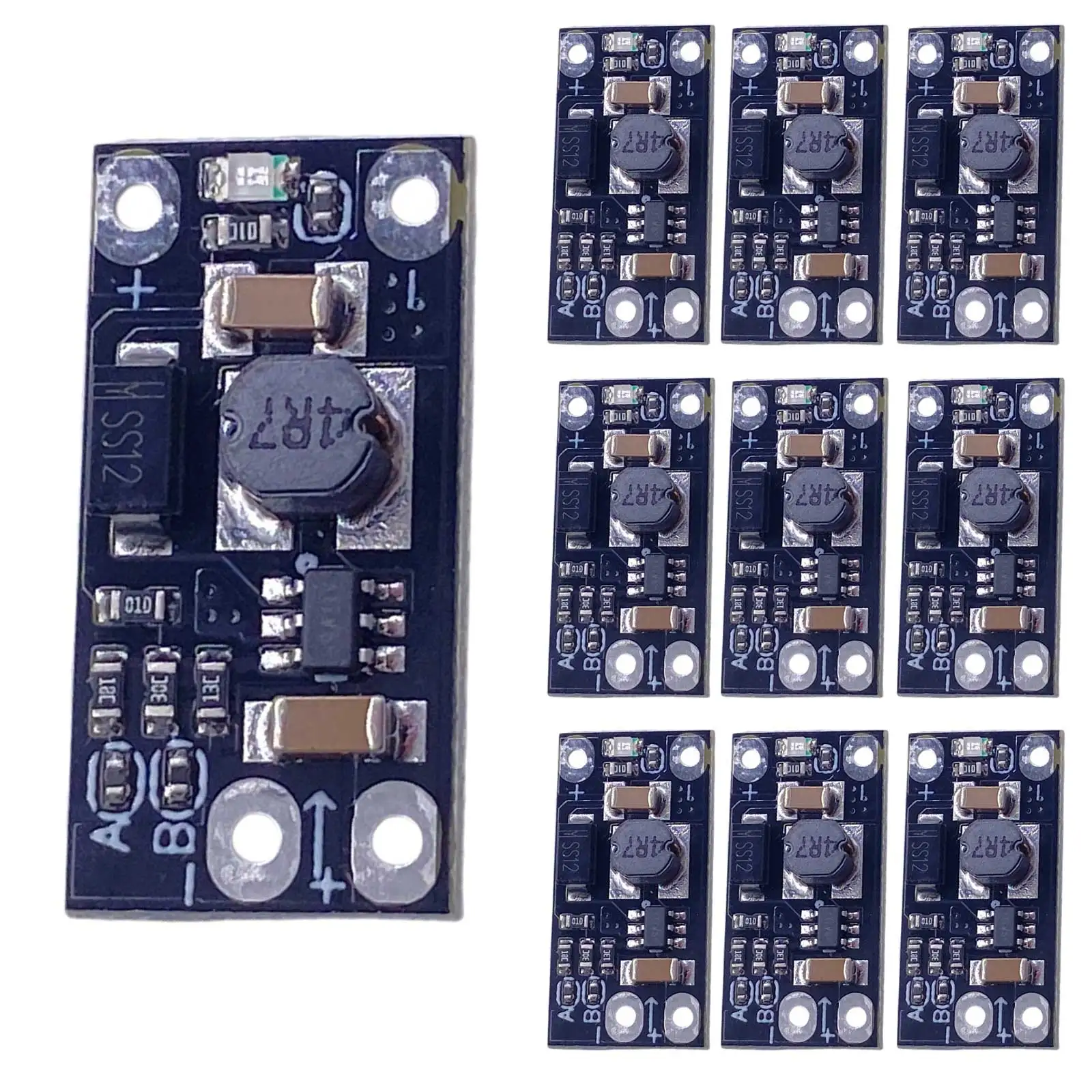 10x 3.7V  12V 미니 DC 부스트 컨버터 보드 출력 5V/8V/9V/12V DC..