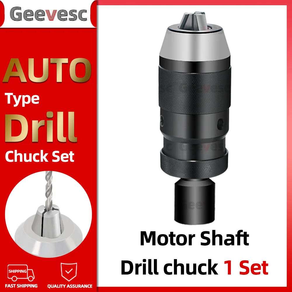 

Auto Drill chuck adapter motor shaft drill chuck B10 B12 B16 B18 B22 Locking drill chuck adapter sleeve motor machine taper
