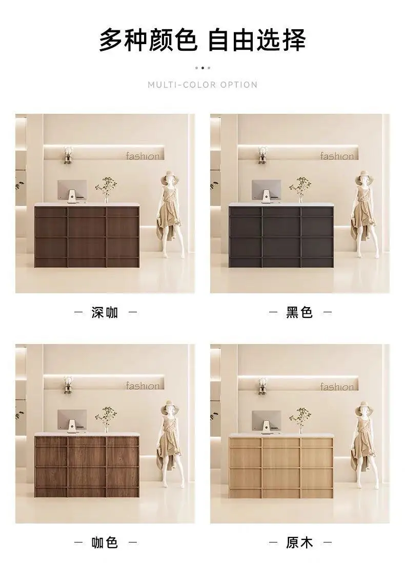 Description Picture 4 of itemRegister Standing Reception Desks Office Executive Commercial Reception Desks Podium Escritorios De Oficina Luxury Furniture