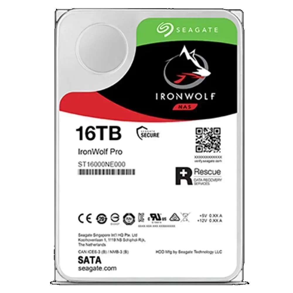 HDD Iron Wolf Pro Exos 18TB 16TB 14TB 10TB 8TB 6TB 4TB 2TB 3.5" SATA 3 NAS Hard Drive 6GB/s 7200RPM hard drive