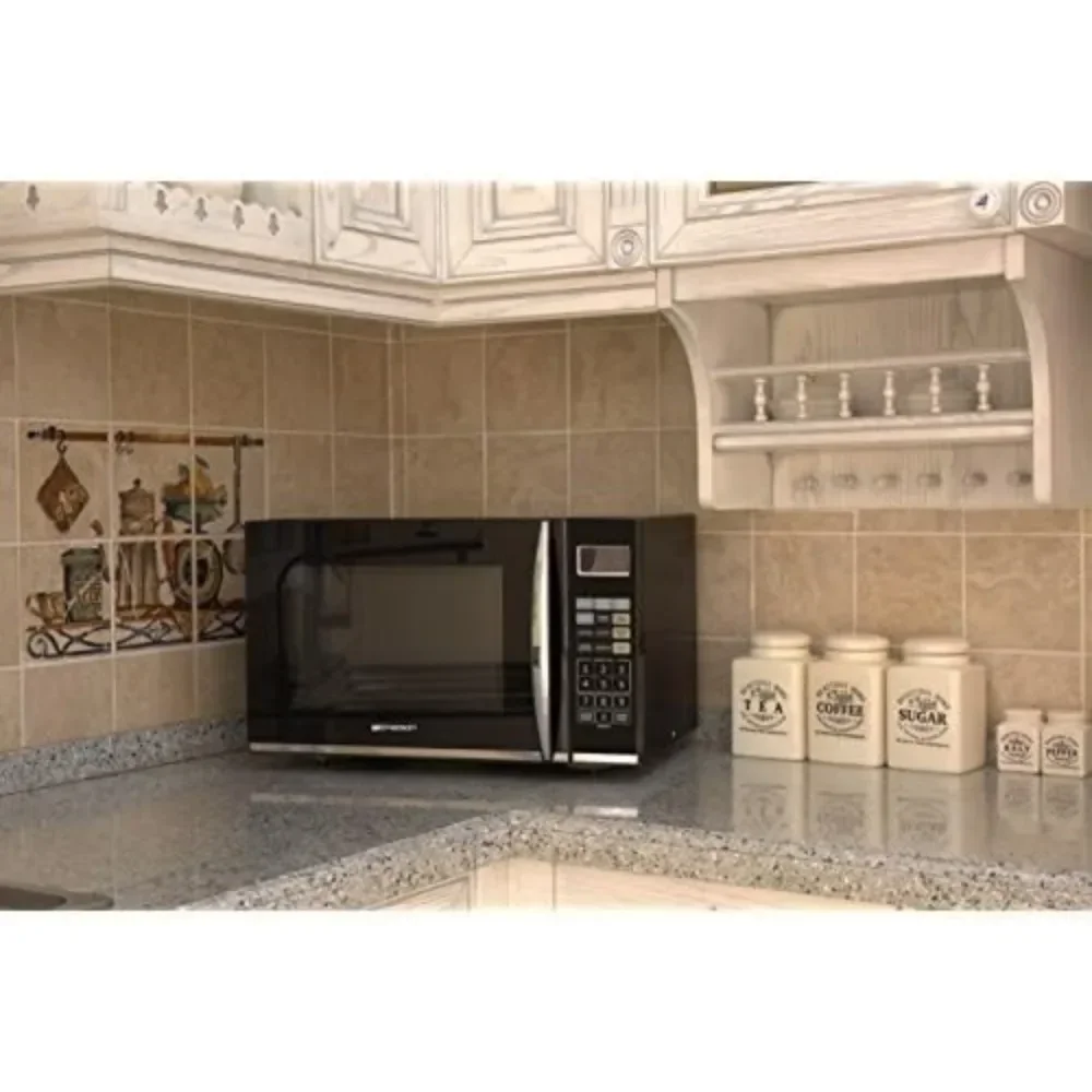1.2 CU FT 1100W Griller Microwave Oven With Touch Control Stainless Steel Kitchen Electric Microvawe Home Microwave Oven 5