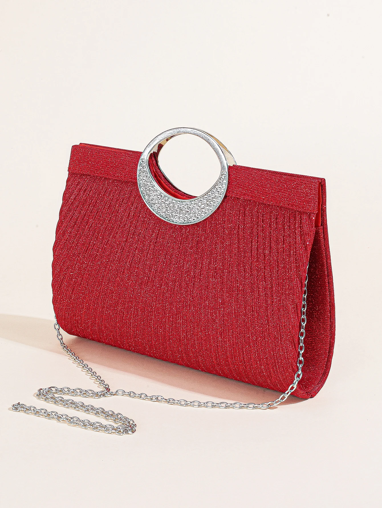 حقائب يد نسائية بتصميم مخلب لامع مع مقبض بيضاوي من...