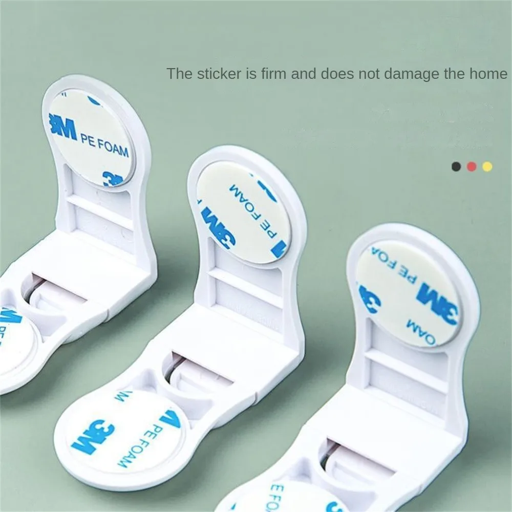 Cabinet Door Lock, Door Lock Buckle, Drawer Lock Right Angle Drawer Lock Childrens Anti-trap Cabinet Corner Lock Abs Protective