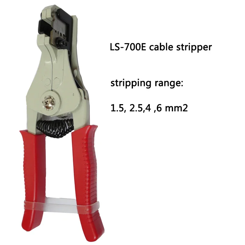 Solar Crimping Tool Kit For Connector Solar Panel PV Cable 2.5 4 6mm2 Stripper Cutter Set a2546b