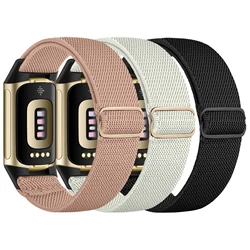 3 Pack Stretchy Nylon Bands - Elastic Adjustable Straps - Charge 5 (Style 1)
