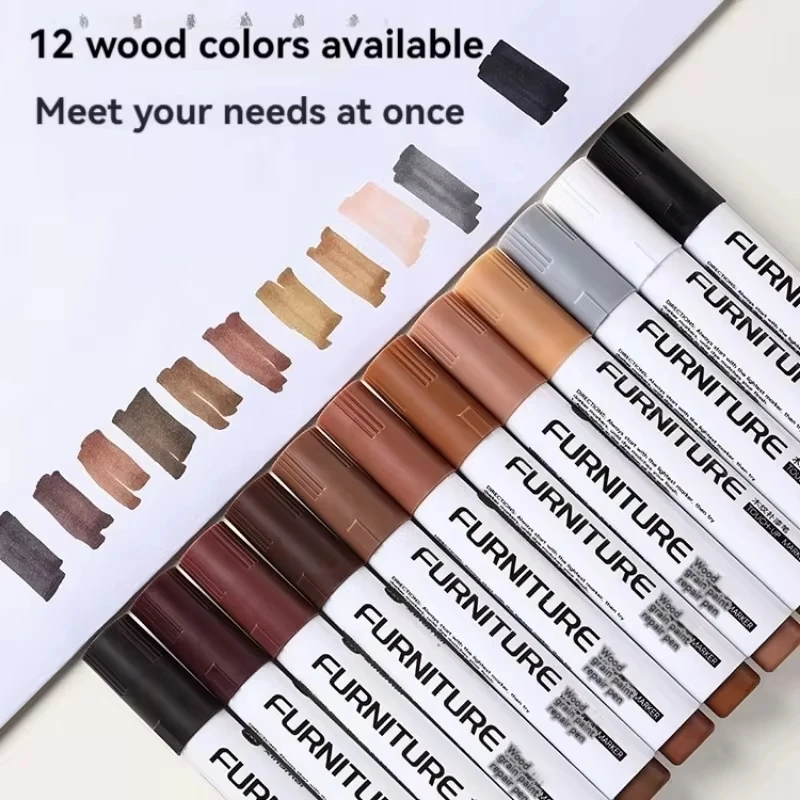 Furniture Touch Up Markers 21/6Pcs Kit Amp Filler Sticks Wood Composite Grain Paint Repair Pen Scratches Restore Scratch Patch