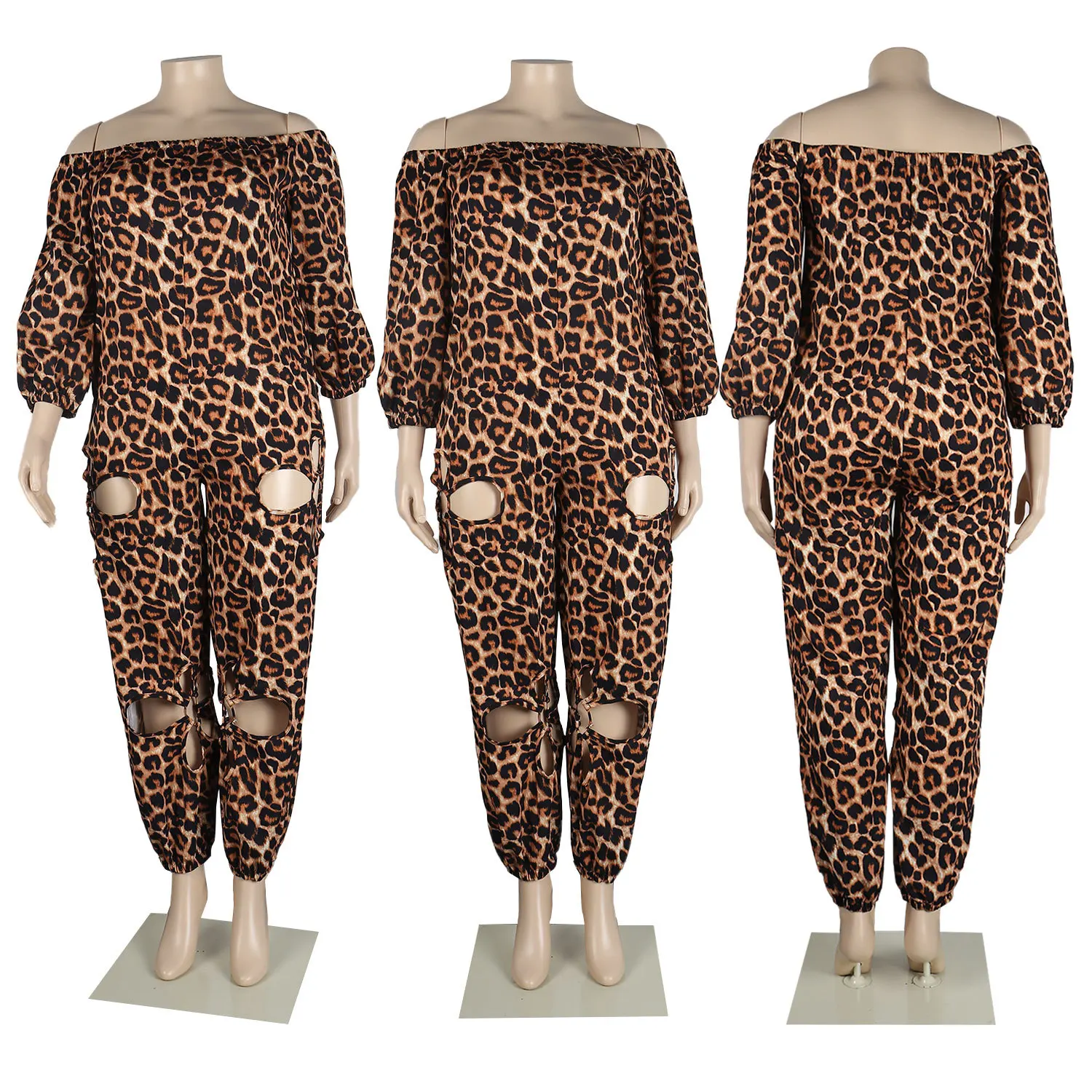 Рисунок 6 - Женский однотонный комбинезон с открытыми плечами