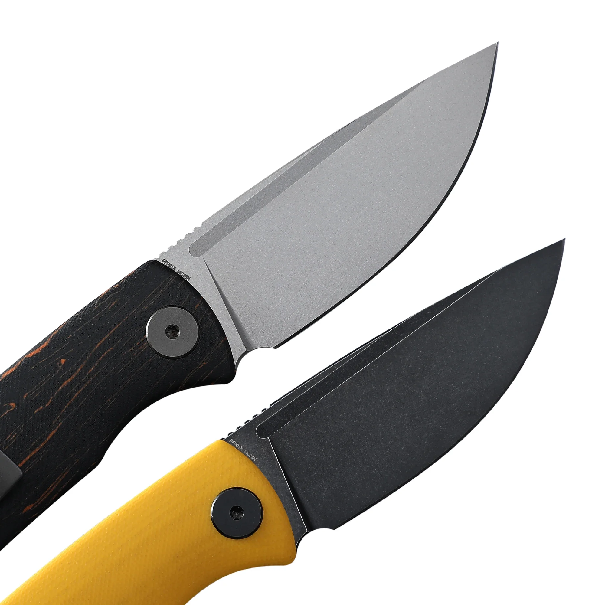 Petrified Fish Mini PFP01X G10 Handle Ceramic Bearing 14C28N Steel Blade Camping Folding Knife Outdoor Survival Cutting EDC Tool 4