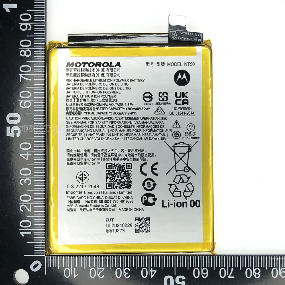 Bateria Motorola LK50 XT2133 Moto G60S Original por Mayor