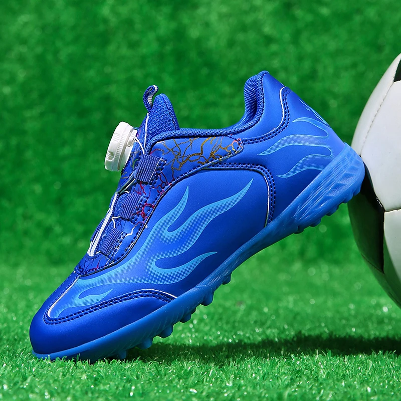 

Kids Soccer Shoes Boys Girls Football Boots Cleats Non-slip Training Shoes Outdoor Grass Futsal Shoes TF Turf Children Sneakers