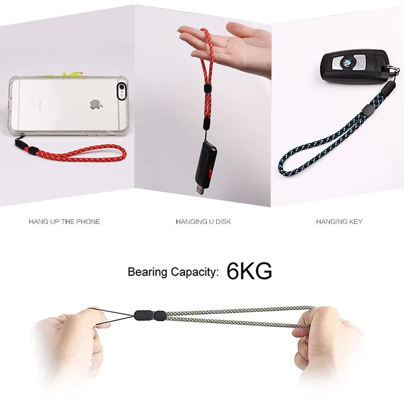 조정 가능한 손목 스트랩 핸드 끈 아이폰에 대 한 삼성 전화 액세서리 마이크로 카메라 USB 플래시 드라이브 키 ID 카드 안티 분실