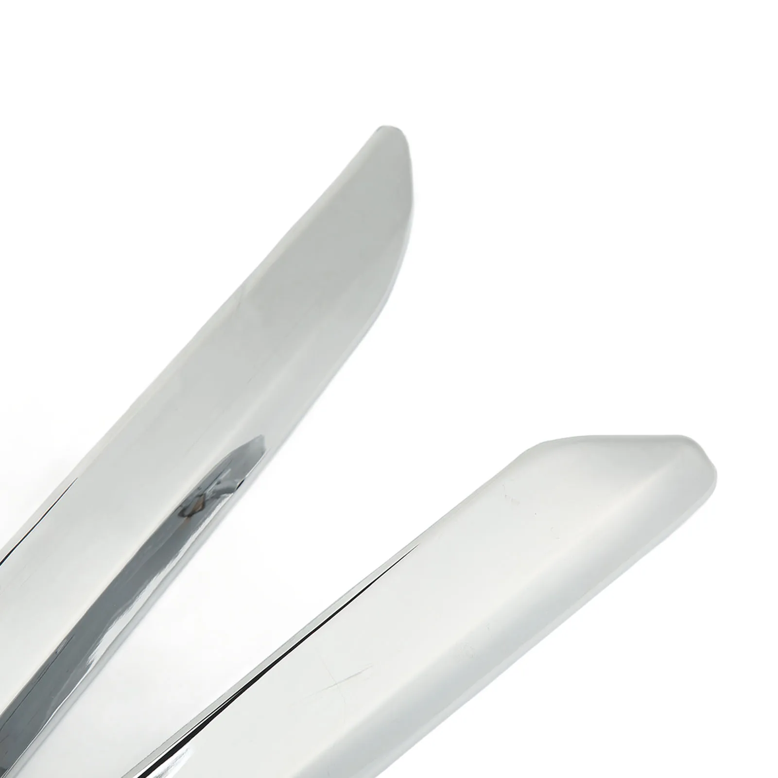 Car Front Bumper Anti-Scratch Chrome Silver Protector Strip Replacement