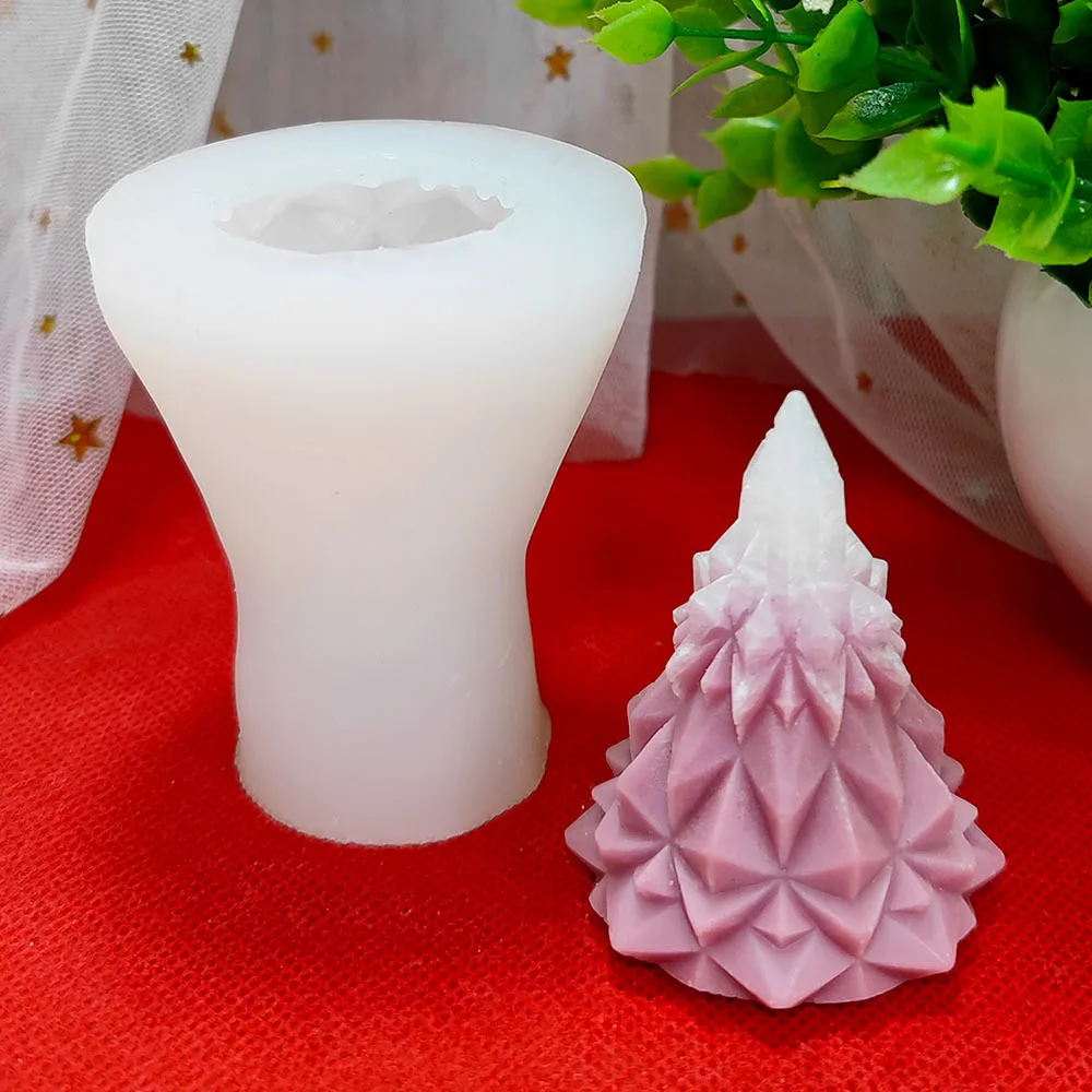 3d Eisberg Silikon form Weihnachts baum Gips nach Hause Schneeberg Atmosphäre Dekoration DIY Schnee Berg Aroma therapie Kerzen form – Detail 7