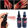 60ml Halloween Plasma Spray Simulation Vampire Fake Blood Zombie Fake Blood Lifelike Props Horror Bady Paint Cosplay DIY Toy 1