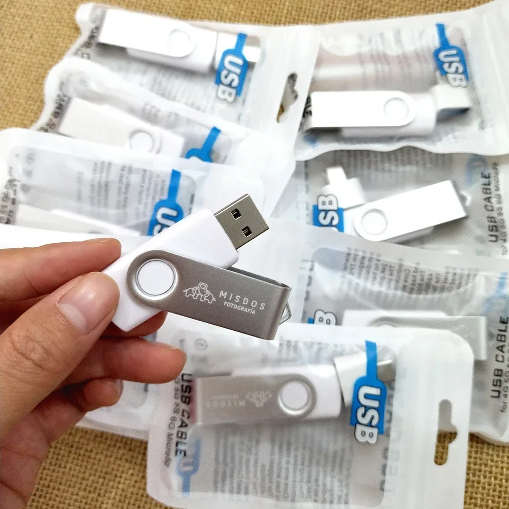 USB 2.0 Flash Drive 64GB 128GB Pen Drive 16GB Pendrive 32GB Disk On Key USB Stick 1GB 2GB 4GB 8GB Memory Flash Disk 10Pcs/lot Usb Flash Drive