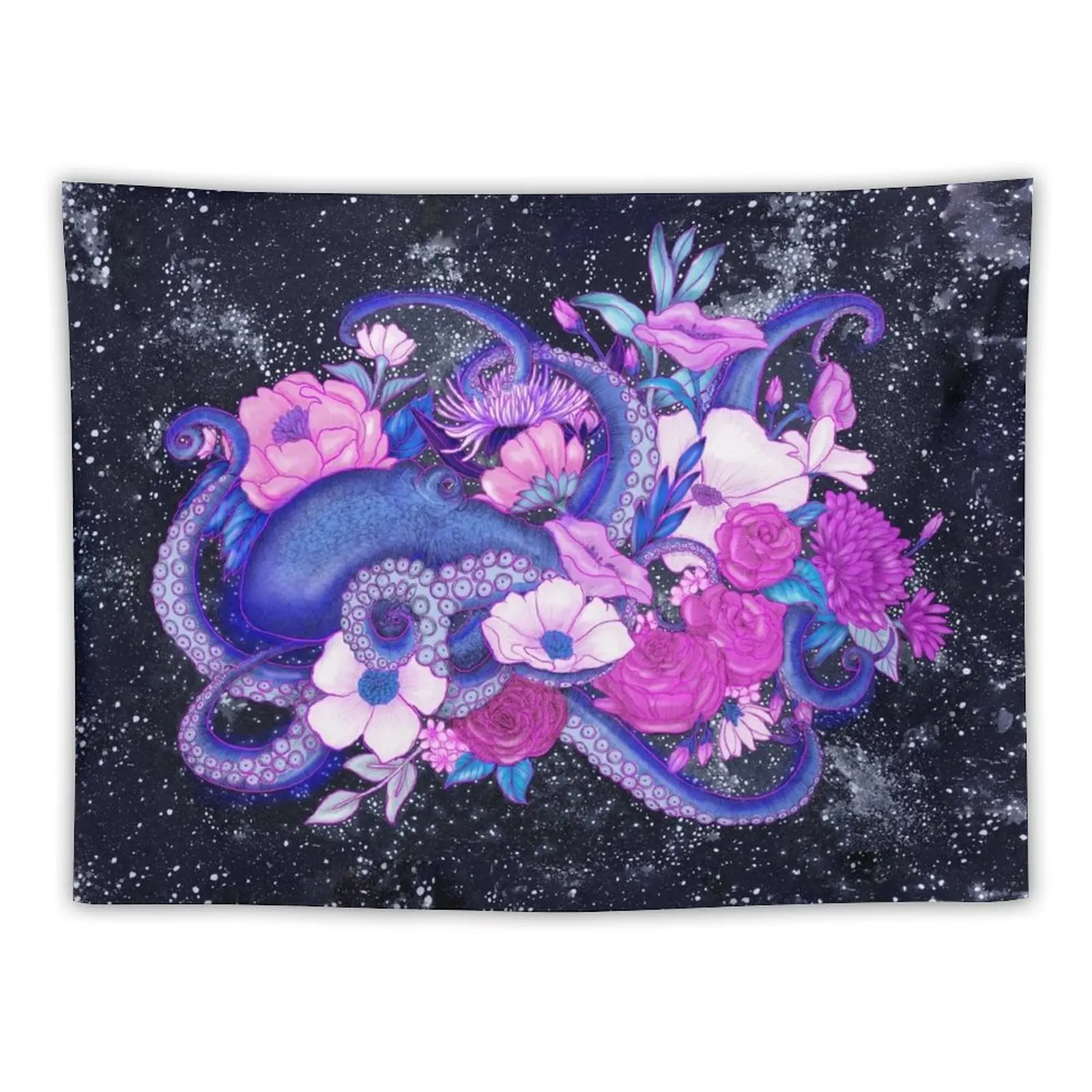 

Magic Ocean: The Octopus Coloured Version Tapestry For Bedroom Outdoor Decor Room Decorations Tapestry
