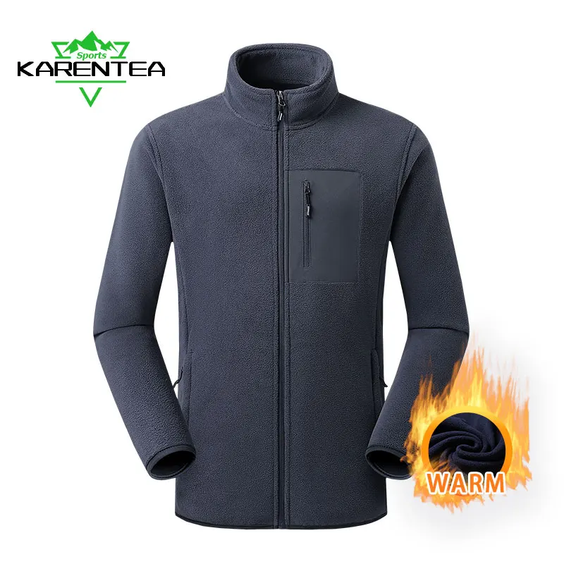 Running Jacket Men Fitness Fleece Warm Winter Jogging Gym Sports Coat Sportwear Breathable Outdoor Clothing Outer Jackets