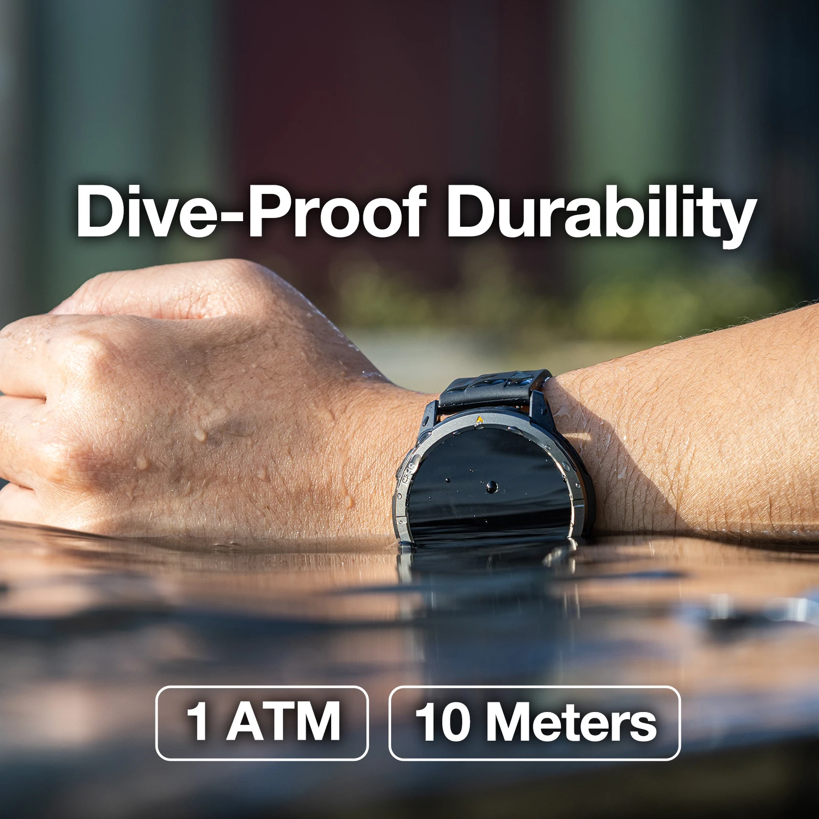 [World Premiere] AGM L1 Smartwatch 1ATM Waterproof 1.43"AMOLED Display Heart Rate Blood Oxygen GPS Compass Bluetooth Call 3