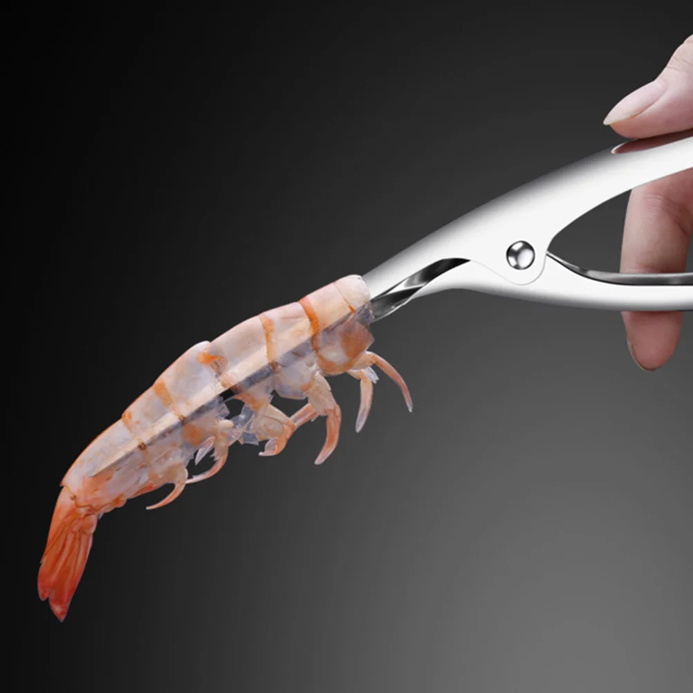 Stainless Steel Shrimp Peeler High Quality Material Long Beak Design Kitchen Tool Seafood Gadgets Prawn Deveiner Lobster Shell