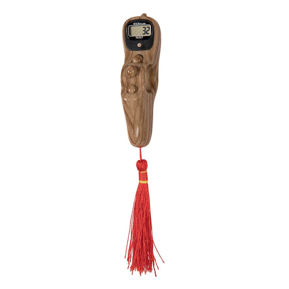 Handzähler, tragbarer digitaler Perlenzähler, LCD, digitaler elektronischer Rosenkranz, Tally-Spielzeug, Quaste für Meditation, muslimisches Gebet – Detail 12