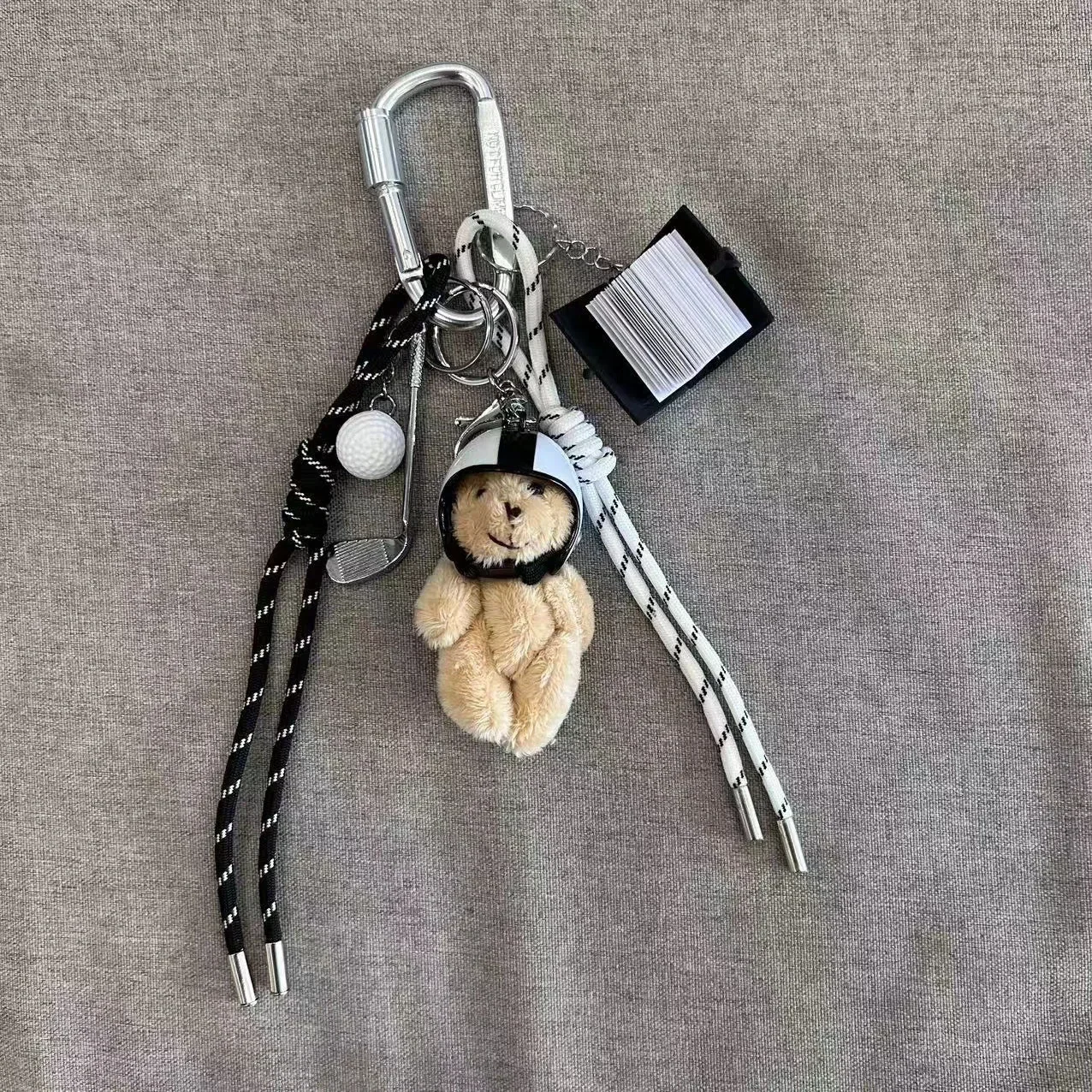 Artisan leather charm finish