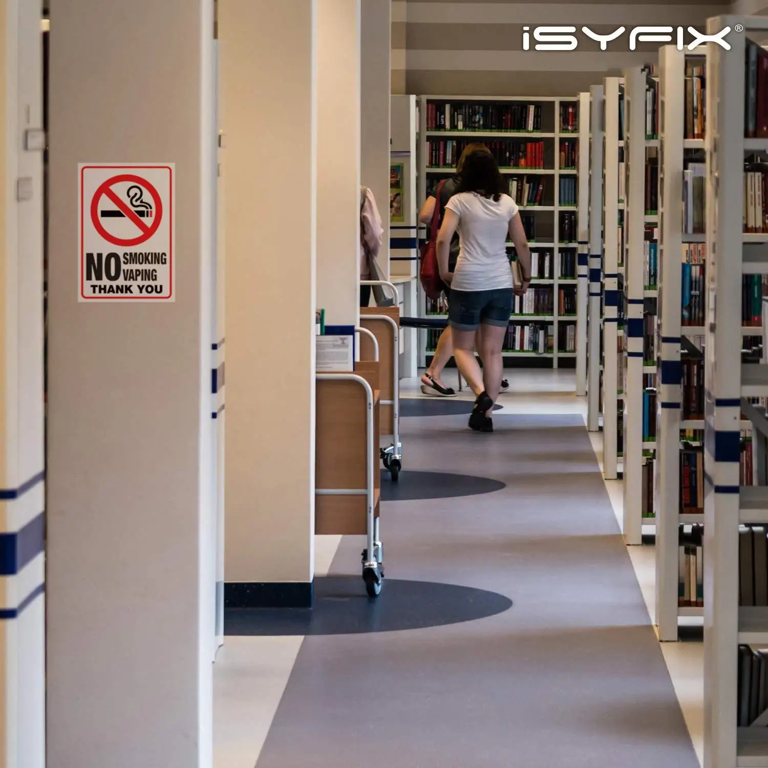 No Smoking Vinykl adhesive, waterproof, self-adhesive suitable for offices, restaurants, hotels, rest stations, public toilets