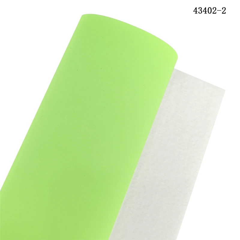 

Luminous fluorescent Smooth Surface PU Faux Leather Fabric 30x135cm for Making Shoe Bag Decoration Hair Bow Craf