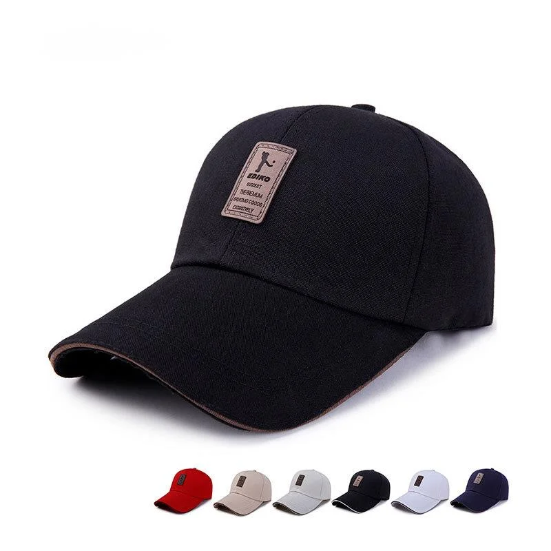 New Spring Minimalist Sandwich Brimmed Baseball Cap, Men's Sun Protection And Sunshade Hat, Casual Sun Hat, Summer Golf Hat_voghion.com