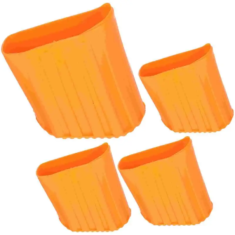 4 Pcs Ladder Foot Cover Non-slip Pads Supplies Leg Protective Aluminum Alloy Feet Plastic for
