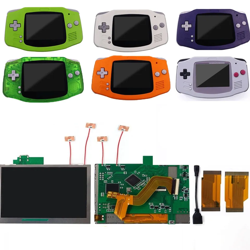 GBA HDMI出力 配信用 IPS液晶 シェル交換済 ゲームボーイ