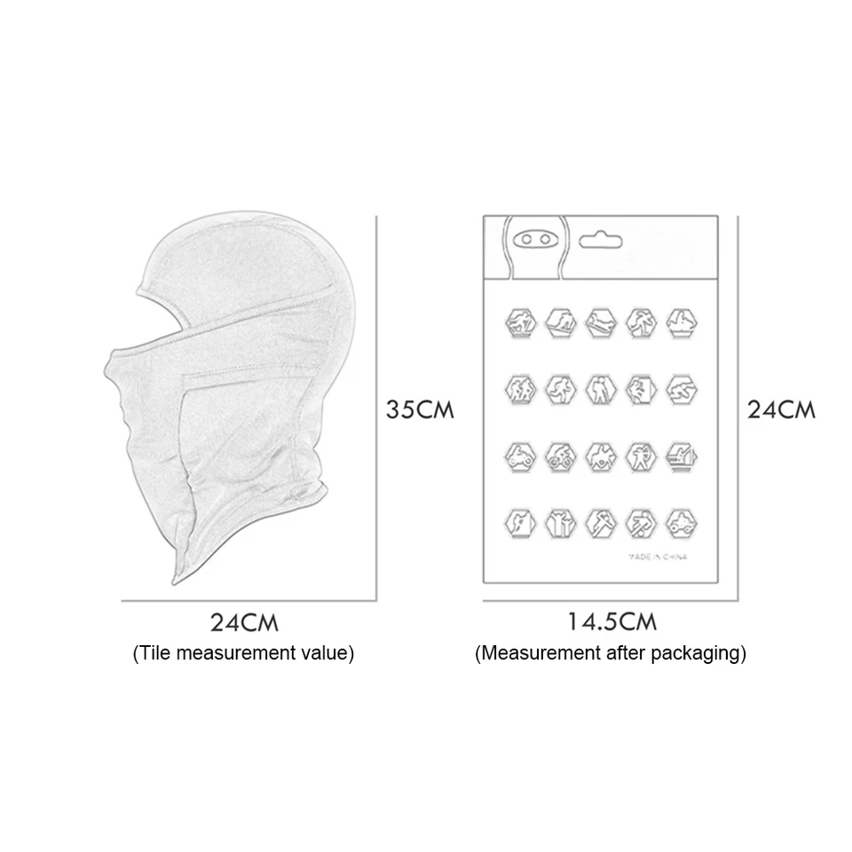 Cagoule Hiver Thermique Pour Enfants 2-8 Ans, Multifonction Coupe-Vent