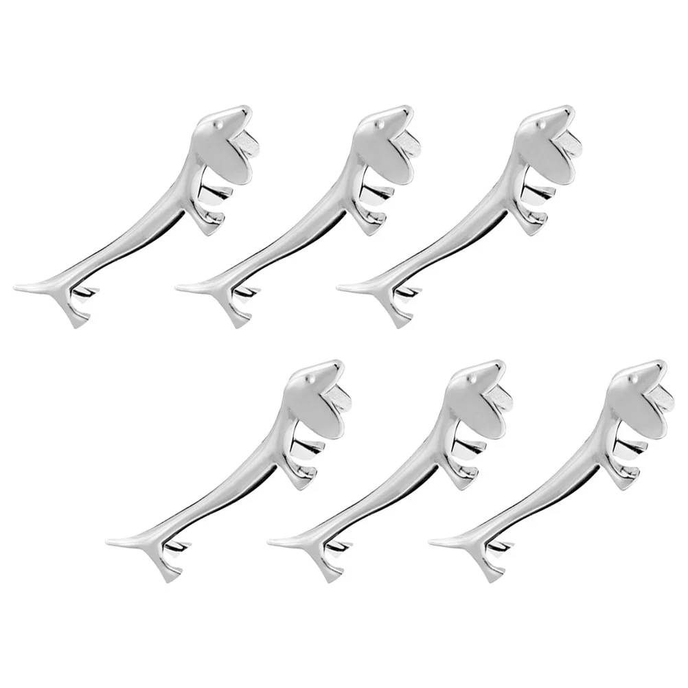 

6Pcs Chopstick Rest Dinning Table Chopstick Holder Party Decorative Spoon Rest for Home