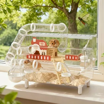 Acrylic Hamster Tunnel Habitat 1