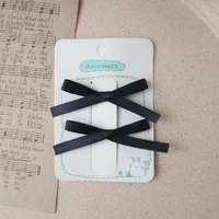 J15U Mini Grab Clips with Ribbon Design Hair Accessories for Daily Wear and Parties