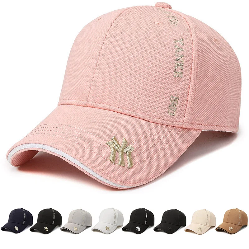 

New Letters Embroidered for MY Cotton Baseball Cap Men Women Golf Sports Travel Adjustable Sun Adult Street Trend Trucker Hats