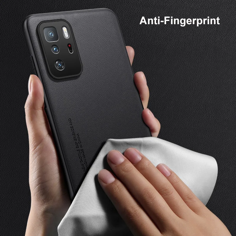 PU Leather Case Silicone Full Camera Protection Phone Case for Xiaomi Poco X3 GT X3GT 5G