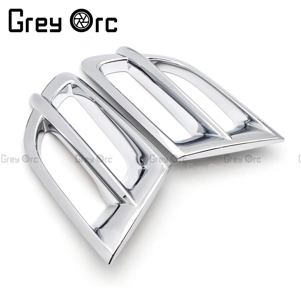 

For Honda Goldwing Gl1800 Gl 1800 2001-2011 2002 2003 2004 2005 Chrome Front Air Vent Exhaust Trim Fairing Accent Grilles Cover