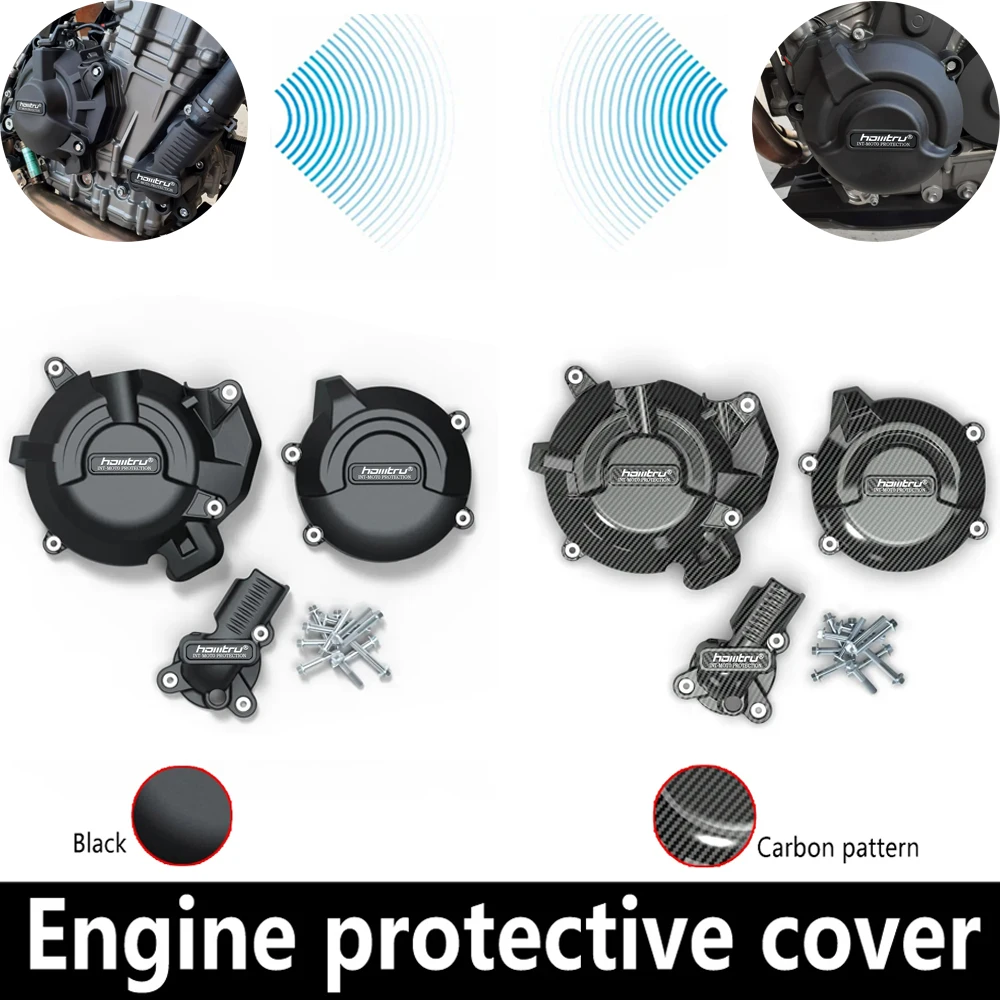 Engine Protection Cover carbon-look For CFmoto 800NK-800MT-Ibex 800T Ibex 800S