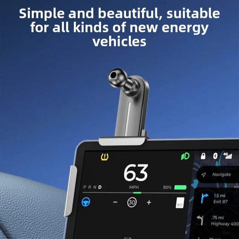 Ball Head Display Phone Holder Base Car Suspension Center Control Screen Navigation Shooting Clip GPS Bracket_voghion.com