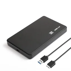 High - Speed 2.5 SATA USB 3.0 External Hard Drive Enclosure (Black)