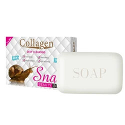 100g Snail Essence Handmade Soap Face Body Cleansing Bleaching Soap Skin Moisturizing Brighten Soap