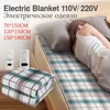 110/220V Electric Blanket Thicker Heaters Home Bed Sheet Thermal Mat 3 Size Winter Home Thermostat Double Body Warmer Pads 110/220V Electric Blanket Thicker Heaters Home Bed Sheet Thermal Mat 3 Size Winter Home Thermostat Double Body Warmer Pads